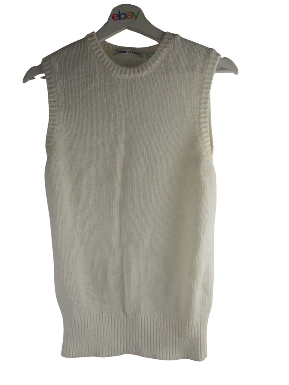 Country Road Cream Knit Vest